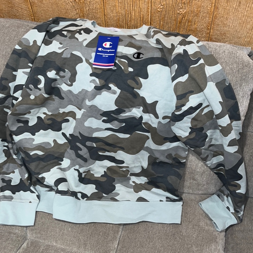 Army Fatigue Champion Sweater size large